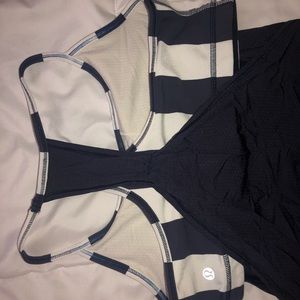 Lululemon tank with attached sports bra
